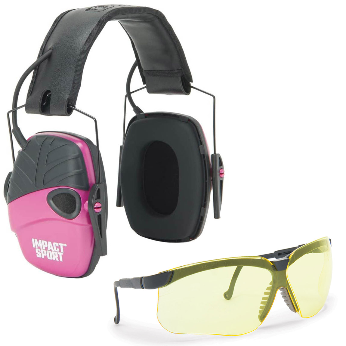 Shooting Range Earmuffs and Safety Glasses for Smaller Head Sizes