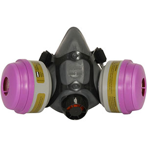 Honeywell Safety Multi-Purpose Reusable Half Mask MC/P100 Respirator Convenience Pack, Large - RWS-54032